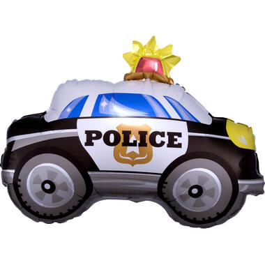 Foil balloon - Shape - Police car - 60 x 45 cm